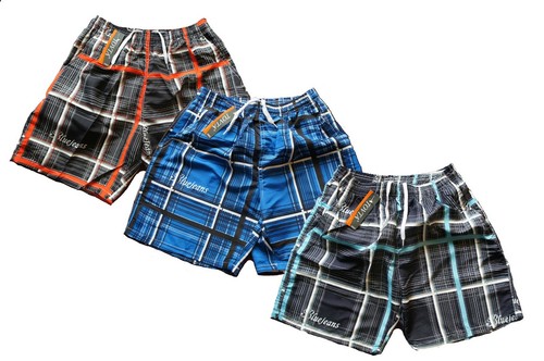 Herren bermuda shorts - shorts, kariert