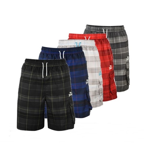Lonsdale cargo shorts - cargo, kariert