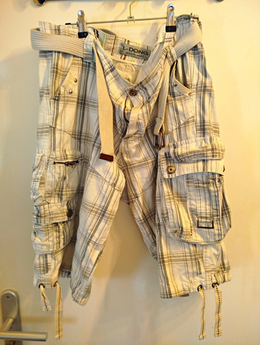 Dong cargo shorts kariert - l-dong, xl