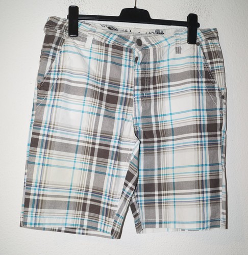 Braun karierte shorts m - braun, gr.ca.m