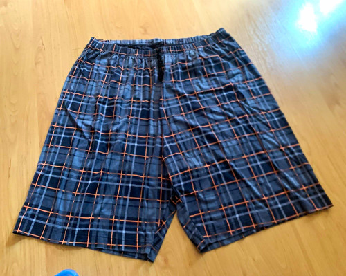 Herren shorts blau kariert mit - blau,