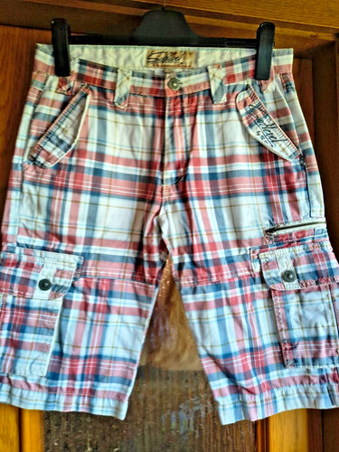 Karierte herren shorts - karierte, herren-shorts